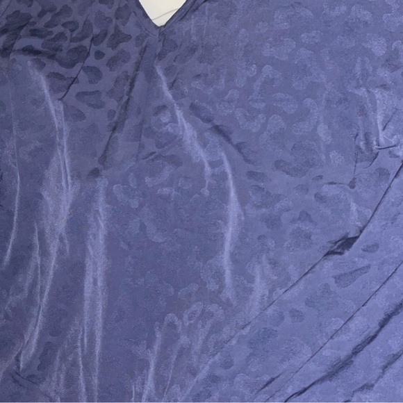 Athleta Leopard Midieval Violet Brooklyn Textured Jumpsuit Sz 26  NWOT - Picture 5 of 11